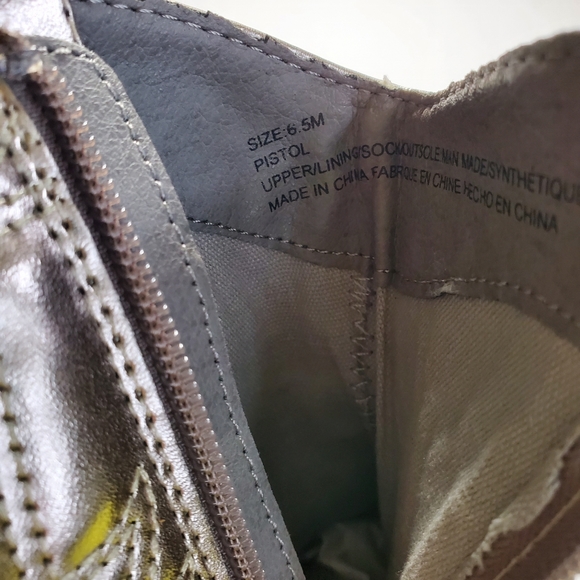 NWOT Free People Coconuts by Matisse Metallic Cowboy boot - Picture 4 of 8